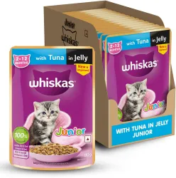 Whiskas (2-12 Months) Tuna 1.12 kg (14x0.08 kg) Wet Young Kitten Food