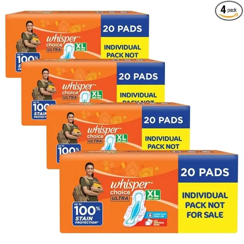 Image of Whisper Choice Ultra Sanitary Pads,80 Xl 