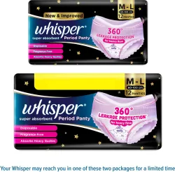 Whisper Period Panty M-L Heavy Flow PO12