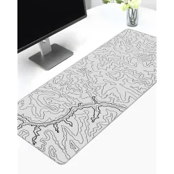 White Canyon XL Stitched Gaming Mousepad