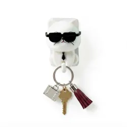 White Cat Figurine Adhesive Wall Hook for Bedroom Towel Hanging Storage