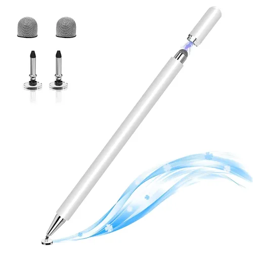 Image of WHITE CHERRY® Aluminium Fine Point Stylus Pen
