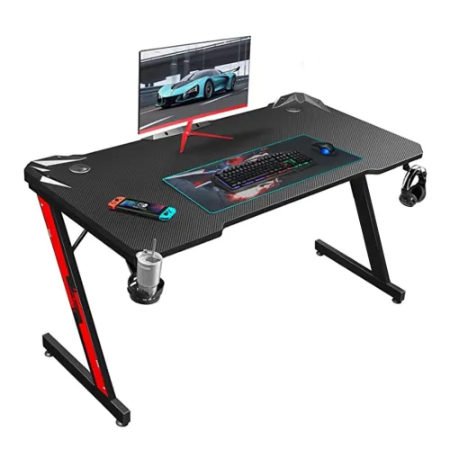 Image of White Mulberry Gaming Desk