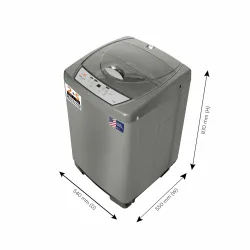White Westinghouse 7.5kg Ultra Hydrant Technology Fully-Automatic Top Loading Washing Machine (HDT7500 / GREY/Ultra Hydr