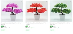 Whiteash Artificial Plants at Starting @ ₹97