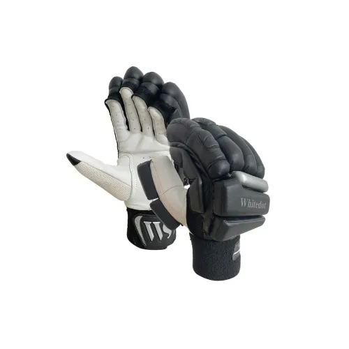 Image of Whitedot Sports Citadel Levlon Leather White Players Cricket Batting Gloves