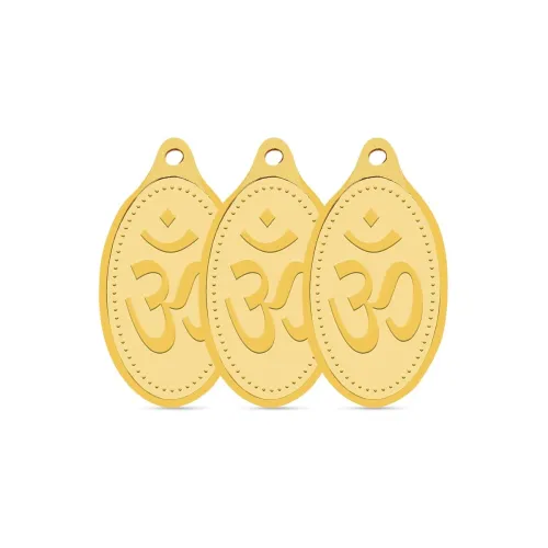 Image of WHP Jewellers 6 gram Yellow Gold OM Pendant