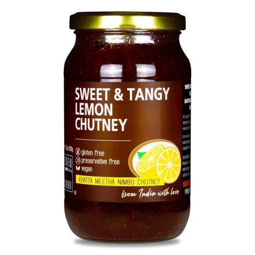 Image of WICKED GOURMET KITCHEN by MIRAI® I Khatta Meetha Nimbu Chutney I Sweet & Tangy Lemon Chutney (Lime / Limbu) I Natural – 