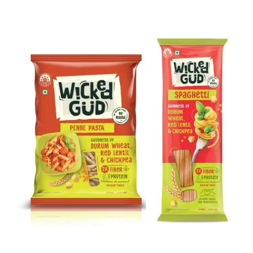 Image of WickedGud 2X Fiber Penne & Spaghetti Pasta Combo
