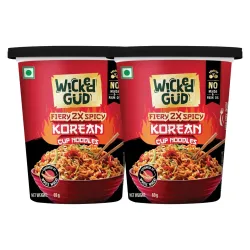 WickedGud Korean Cup Noodles Combo (69g × 2)