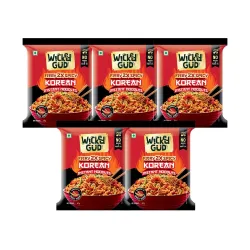 WickedGud Korean Instant Noodles 67 g Each (Pack of 5)