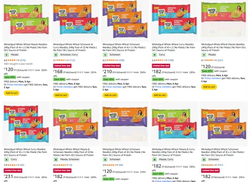 Image of Wickedgud Whole Wheat Noodles