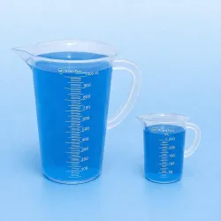 Widely Pure Measuring Mug 1000 ml, 250 ml for Kitchen Cooking jug Baking Transparent Plastic