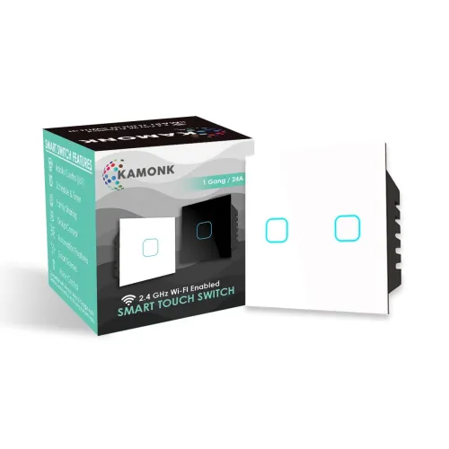 Image of WiFi Touch 2 Gang 15A Smart Switch