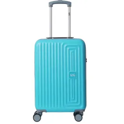 Wiki Ripple 8 Wheel Hardside Polycarbonate Trolley by Wildcraft,Medium,Teal