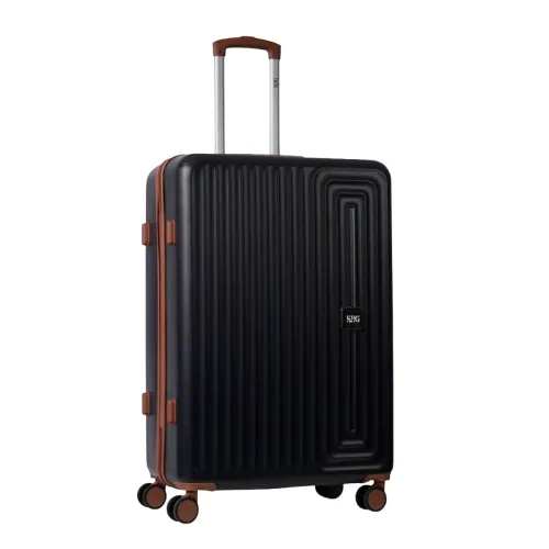 Image of Wiki Ripple Large Polycarbonate Trolley Blac