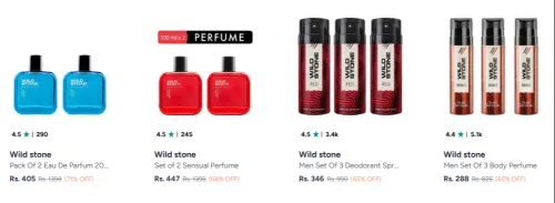 Image of Wild Stone perfume at minimum 60% Discount