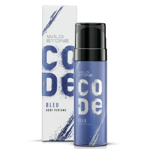 Image of WILD STONE CODE Bleu Body Spray Perfume for Men, 150 ml | No Gas Deo
