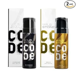 Wild Stone CODE Gold and Chrome Body Perfume for Men Po2