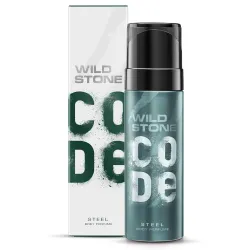 Wild Stone Code Steel Perfume Spray For Men, 150Ml