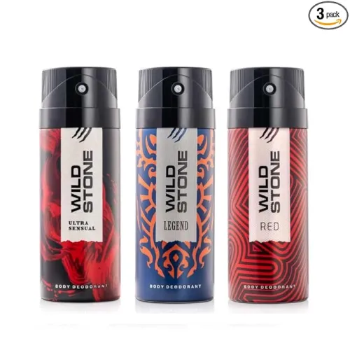 Image of Wild Stone Deodorant Combo Pack of 3 (200ml each)