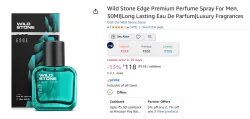 Wild Stone Edge Premium Perfume 30Ml