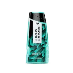 Wild Stone Edge Shower Gel for Men 200ml | Cooling Menthol & Glycerin | 1.5X More Fragrance | 2X More Foam | Cleanses, Hydrates & Moisturizes | Best Body Wash for Men