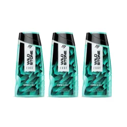 Wild Stone Edge Shower Gel for Men, Pack of 3 (200ml each)
