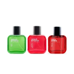 Wild Stone Forest Spice, Red and Ultra Sensual Long Lasting Mens Perfume, Pack of 3 (30ml each)