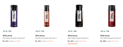 Image of Wild Stone Men deo minimum 55% Discount