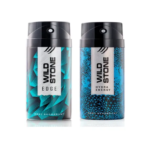 Image of Wild Stone Men Set of 2 Hydra Energy & Edge Deodorants