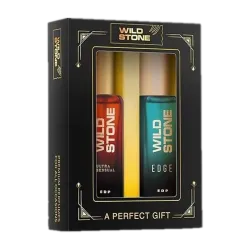 Wild Stone Premium Perfume Gift Set for Men- Ultra Sensual and Edge (20 ML Each) Eau de Parfum - 40 ml (For Men)