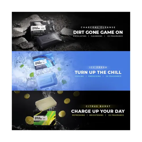 Image of Wild Stone Refreshing Soap Combo (Pack of 6 x 100g)