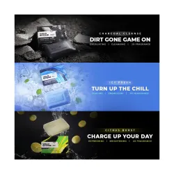 Wild Stone Refreshing Soap Combo (Pack of 6 x 100g)