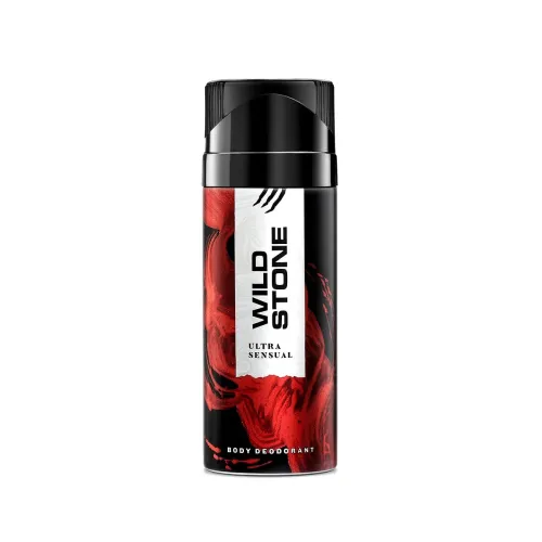 Image of Wild Stone Ultra Sensual Long Lasting Body Deodorant Spray For Men, 225Ml