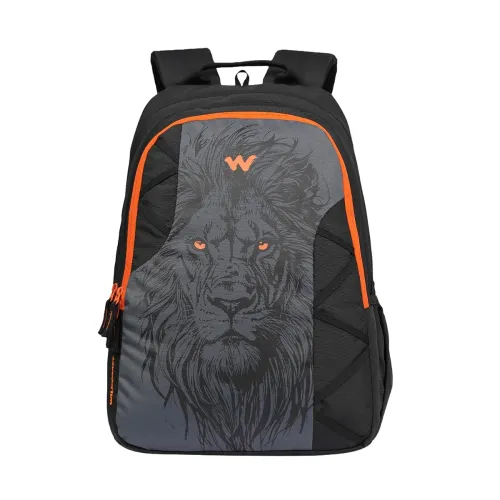 Image of Wildcraft Animal Kingdom-Lion 3 Compartment Laptop Backpack 45L, Black1
