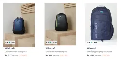 Wildcraft Backpacks upto 74% Discount