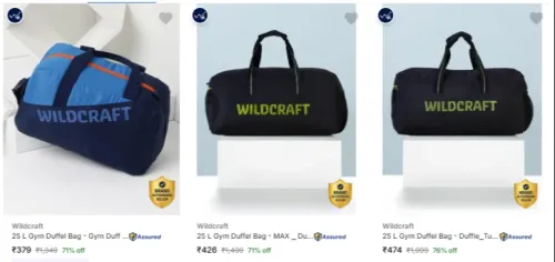 Image of Wildcraft Bags & Backpacks at up to 77% Discount