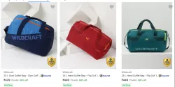 Wildcraft Duffel Bags Upto 70% Discount