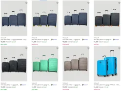 Wildcraft  Hard Body Set of 3 Luggage 8 Wheels -  STARTING AT ₹4999