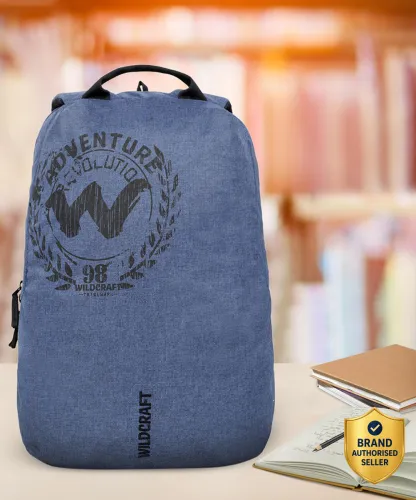 Image of Wildcraft Small 20 L Laptop Backpack Knight_Mel (Blue)