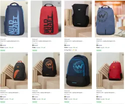 Wildcraft Laptop Bags upto 79% discount 
