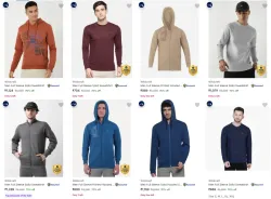 Wildcraft Mens Sweatshirts at minimum 70% Discount