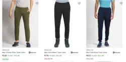 Wildcraft Mens Track Pants upto 70% Discount