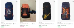 Wildcraft Rucksacks at Minimum 68% Discount
