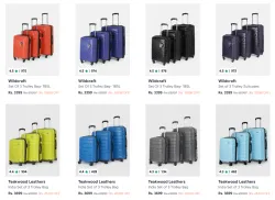 Wildcraft Set of 3 Trolley Bag at ₹2699