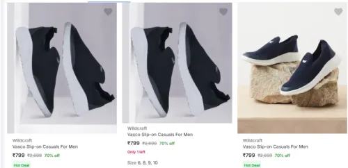 Image of Wildcraft Shoes Minimum 70% Discount