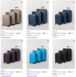 Wildcraft Suitcases [Pack of 3] @ Starting ₹3799