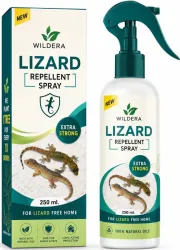 WILDERA Lizard Repellent Spray | Safe & Effective Herbal Lizard Control Spray (250 ml)