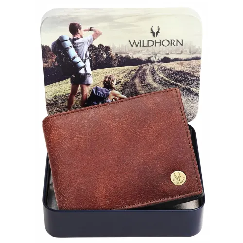 Image of WildHorn Brown Leather Wallet for Men